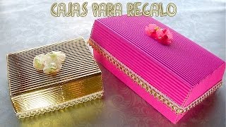 Cajas de regalo hechas con cartón │CandyBu [upl. by Margaux]