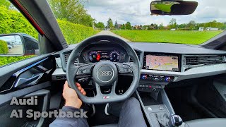 New Audi A1 Sportback SLine 2021 Test Drive Review POV [upl. by Danyette713]