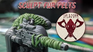 How To Sculpt Fur Pelts Using Green Stuff [upl. by Kind]