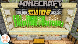 EASY AUTO SUGARCANE FARM  The Minecraft Guide  Tutorial Lets Play Ep 25 [upl. by Yromem]