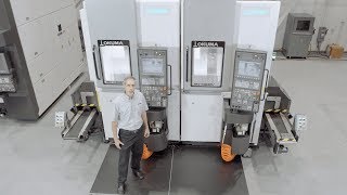 Okuma MUS600V 5Axis Vertical Machining Center [upl. by Arracat]