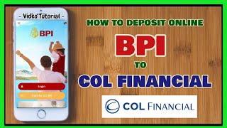 BPI COL Financial How to Transfer Money from BPI to COL Financial [upl. by Akilaz]