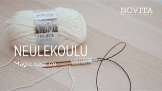 NOVITA NEULEKOULU Magic Cast On [upl. by Aeret]