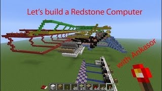 How to build a redstone Computer  Tutorial Part 1  Binary Program Counter  Minecraft [upl. by Cloutman823]