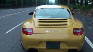 Porsche 9972 PDK Carrera S iPE Exhaust System [upl. by Rodrich547]