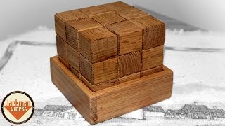 FREE PLANS Making a Simple Wood Block Puzzle [upl. by Netsirc]