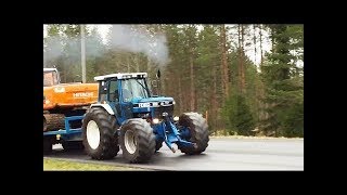 Awesome Tractors Acceleration and Sound [upl. by Kcirtapnaes696]