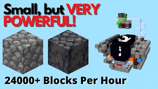 24000 item ph Cobble and Basalt Farm Tutorial Easy  Minecraft Java 116  119 Not Bedrock [upl. by Nit564]