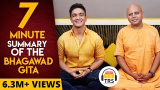 Gaur Gopal Das Monk Explains Bhagawad Gita In 7 Minutes  Beerbiceps  The Ranveer Show [upl. by Dyolf]