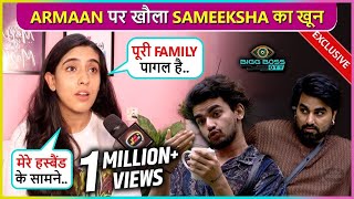 Sameeksha Sud REVEALS About Vishal Pandeys Behaviour BLAST On ArmaanKritika amp Luvkesh Kataria [upl. by Socem]