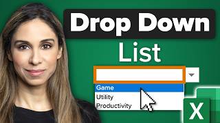 Create SMART Drop Down Lists in Excel with Data Validation [upl. by Aielam290]