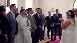 Flash Mob Wedding Ceremony  Catholic Style [upl. by Russom172]