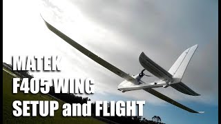 Matek F405 Wing FCB iNav setup and flight [upl. by Ylsel]