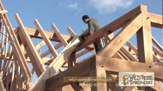 Trout Run Hatchery Timber Frame Raising [upl. by Lenaj581]