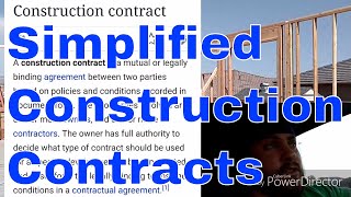 Construction contracts explained [upl. by Poulter588]