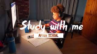 After School Study With Me  GCSE Student [upl. by Sielen]