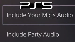 PS5 HOW TO ALLOW YOUR VOICE TO BE SHARED BROADCASTS amp RECORDINGS [upl. by Jutta]