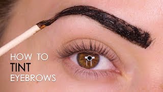 How To Tint Brows At Home Tutorial  Shonagh Scott [upl. by Rayburn]