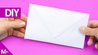 ► Como hacer un SOBRE CARTA de Papel en 5 MINUTOS 💌 [upl. by Cristen303]