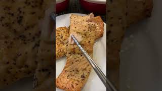 Easiest Air Fryer Salmon Fillet Recipe [upl. by Nebe]