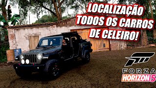 LOCALIZAÇÃO DE TODOS OS CARROS DE CELEIRO FORZA HORIZON 5 [upl. by Disraeli]