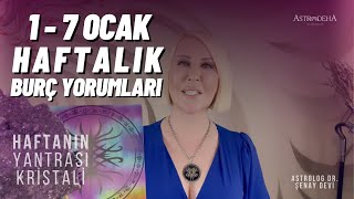 1  7 Ocak 2024 Haftalık Burç Yorumları  Yeni Yılın İlk Haftasında Burçları Neler Bekliyor [upl. by Haisa]