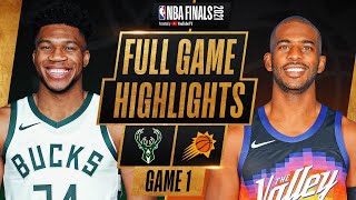 BUCKS at SUNS  FULL GAME 1 NBA FINALS HIGHLIGHTS  July 6 2021 [upl. by Inalaek810]