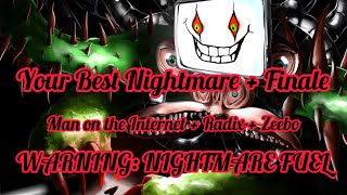 Undertale  Your Best Nightmare  Finale with Lyrics  Mashup WARNING NIGHTMARE FUEL [upl. by Leahci641]