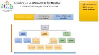 Thème 3  Chapitre 1  La structure de lentreprise [upl. by Werdnaed]