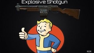 Fallout 4  How to get the Legendary Explosive Shotgun  Fallout 4 Farming Guide [upl. by Portuna]