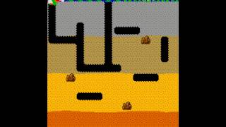 Arcade Game Dig Dug 1982 Namco [upl. by Alfonse]