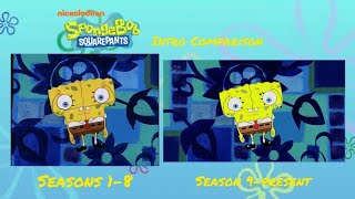 SpongeBob SquarePants 1999present Intro Comparison [upl. by Assilaj]