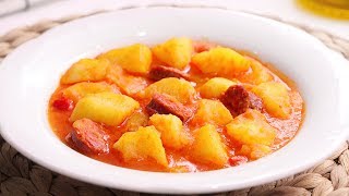 Patatas a la Riojana  Receta Tradicional muy Fácil Rápida y Deliciosa [upl. by Parsaye]