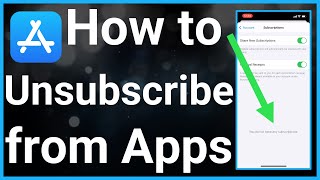 How To Unsubscribe From Apps [upl. by Iadahs]