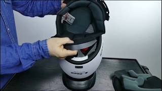 LS2 Rookie FF352 Motorcycles Helmet  How To Change Liner [upl. by Krall]