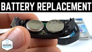 Garmin Vivofit Battery Replacement Tutorial  Vivofit How To [upl. by Sarnoff950]