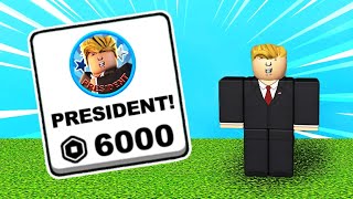 Unlocking The PRESIDENT RANK in Roblox [upl. by Arriet153]