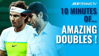 10 Minutes Of Incredible Doubles Tennis 🤯 [upl. by Rovit735]