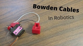 Bowden Cables For Robotics [upl. by Vories337]