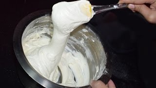 How to make Whipped Cream Frosting  Homemade Whipped Cream Recipe [upl. by Eenerb]