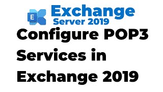 25 Configure POP3 Services in Exchange 2019 with Outlook [upl. by Bili]