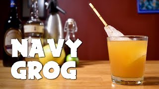 Navy Grog  How to Make the Classic Rum amp Honey Tiki Cocktail [upl. by Alien]