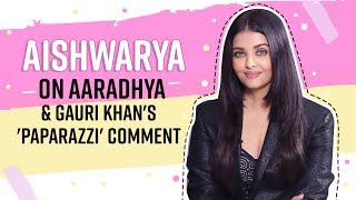 Aishwarya Rai Bachchan on Aaradhya paparazzis tamasha and her biography Maleficent 2 [upl. by Skinner387]