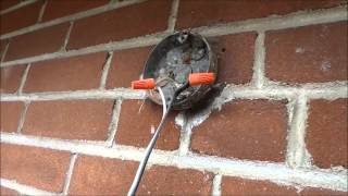 How To Remove And Disconnect An Exterior Light Fixture [upl. by Worl]