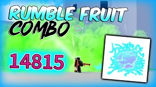 OP RUMBLE META COMBO ACIDUM RIFLE  Blox Fruits [upl. by Bugbee]