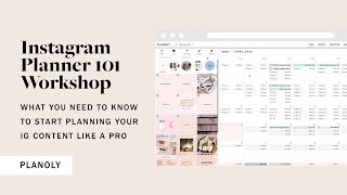 PLANOLY Instagram Planner 101 Everything You Need to Know to Get Started [upl. by Furey82]