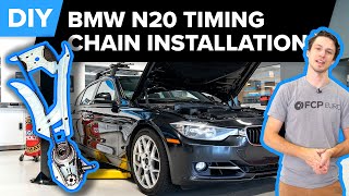 BMW N20N26 Timing Chain Installation DIY Part 2  Assembly amp Startup 328i 320i 228i 428i X1 [upl. by Anaul]