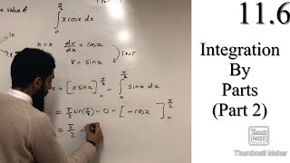 Edexcel A level Maths 116 Integration By Parts Part 2 [upl. by Uticas]