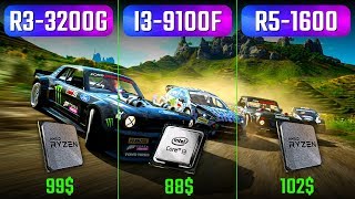 Ryzen 3200G vs i3 9100F vs Ryzen 1600 vs RTX 2070 S [upl. by Amitie]