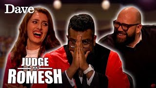 The FUNNIEST Moments On Judge Romesh Season 2 Part One [upl. by Kcirderf]